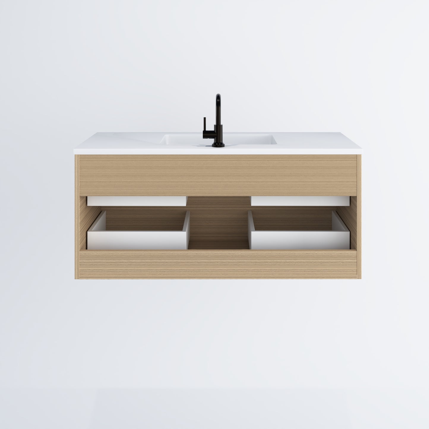 Napa 48" Bathroom Vanity with integrated counter top