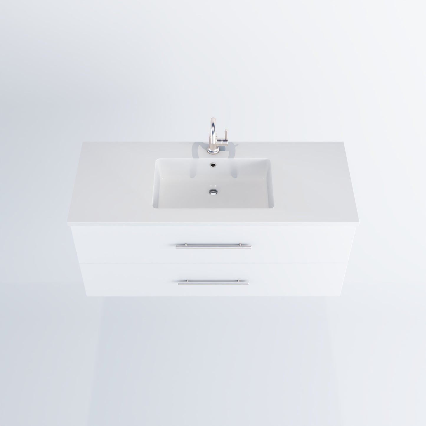 Napa 48" Bathroom Vanity with integrated counter top