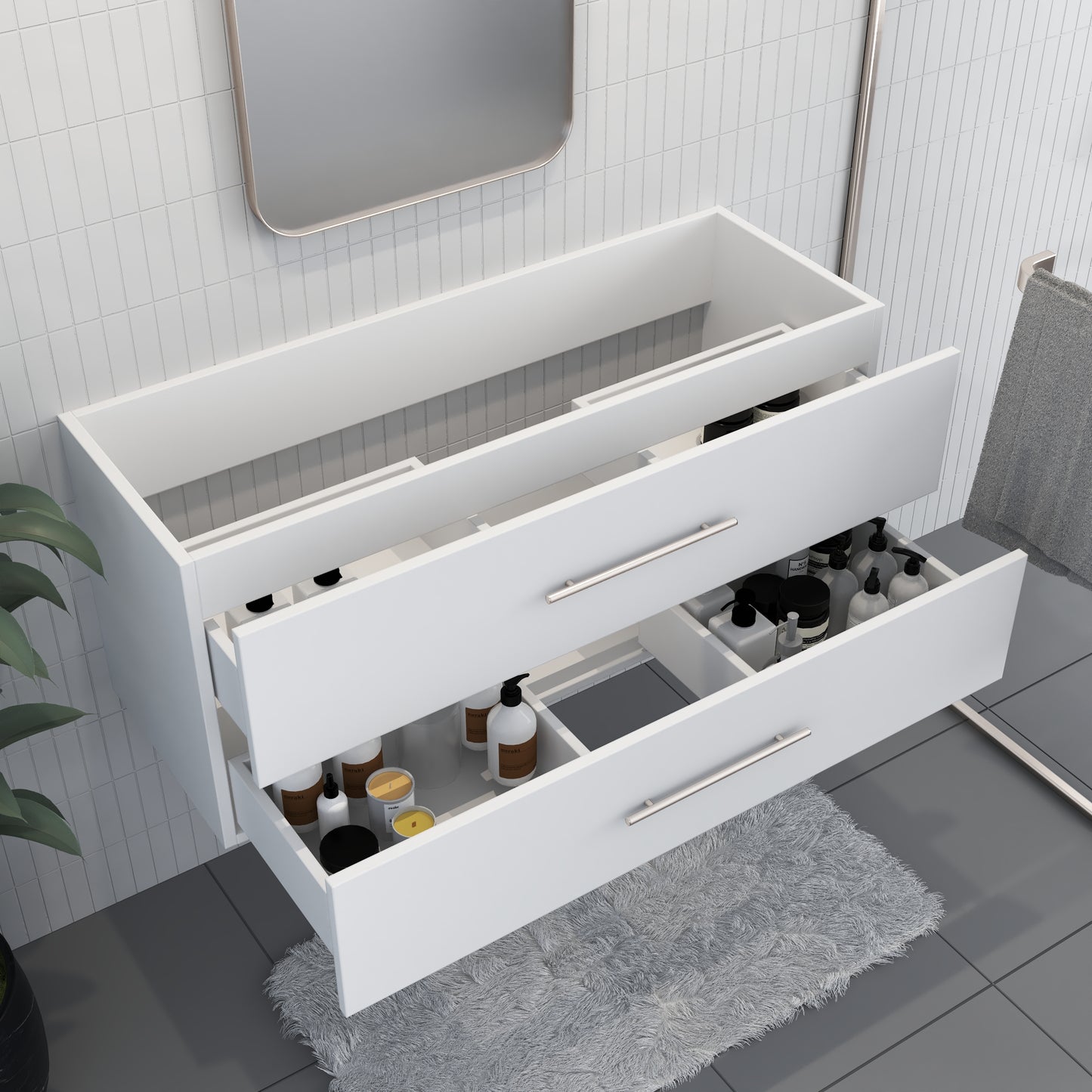 Napa 48" Bathroom Vanity Cabinet Only