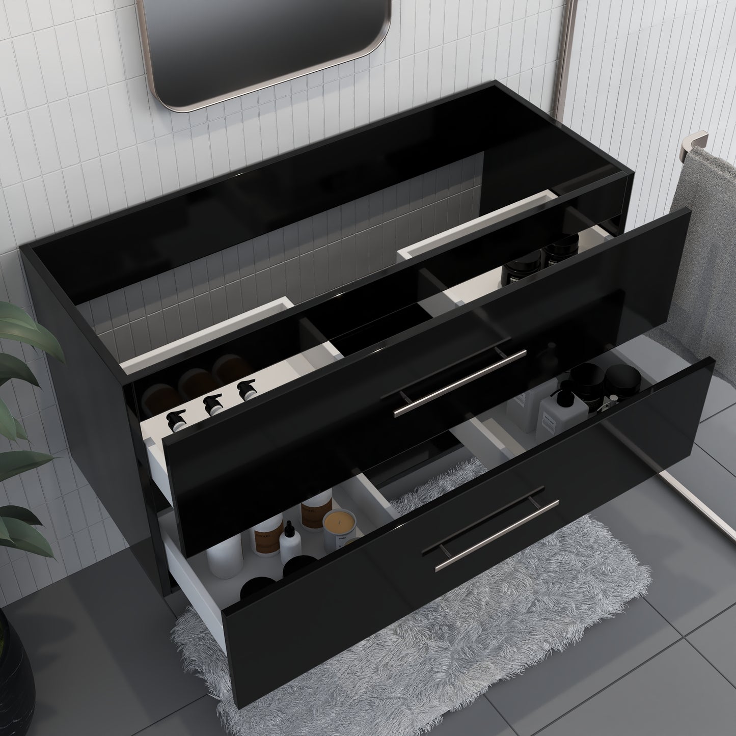 Napa 48" Bathroom Vanity Cabinet Only