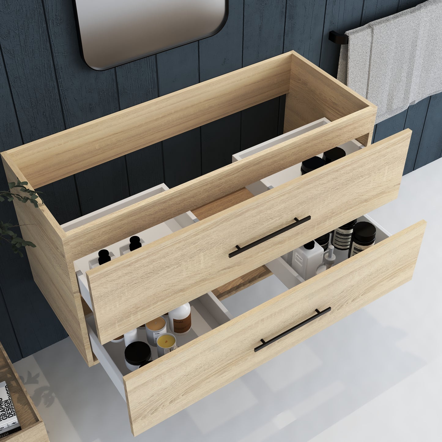 Napa 48" Bathroom Vanity Cabinet Only