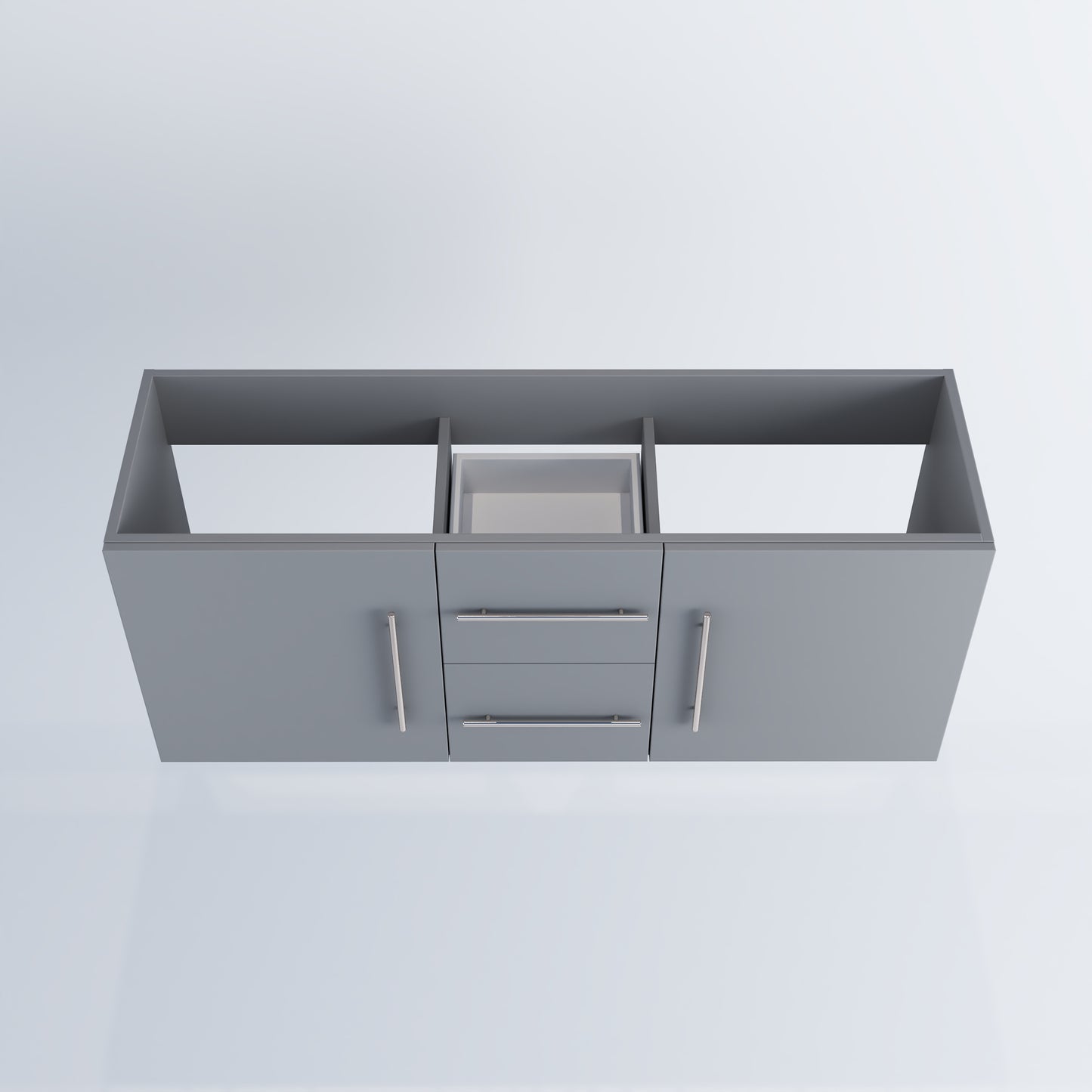 Napa 60" Double Sink Bathroom Vanity Cabinet Only