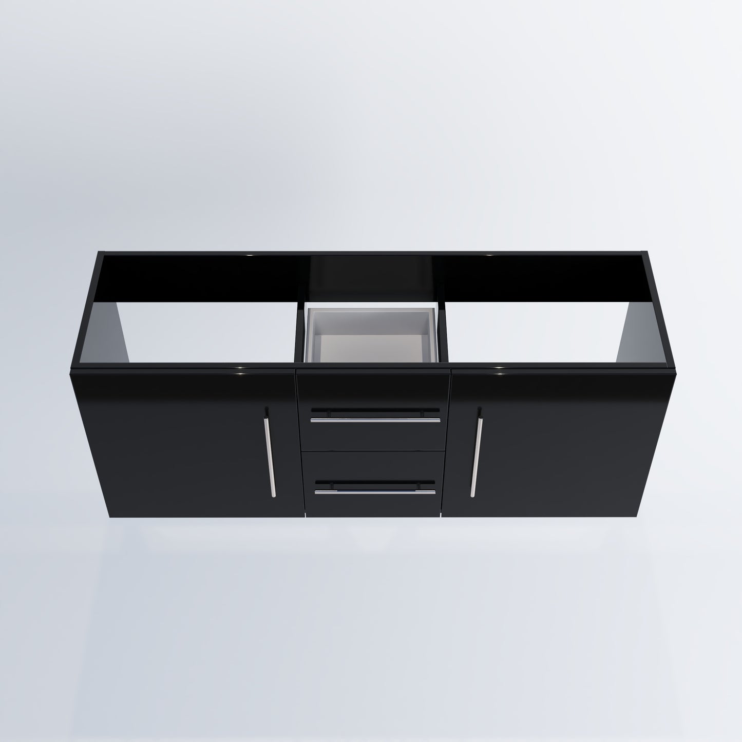 Napa 60" Double Sink Bathroom Vanity Cabinet Only