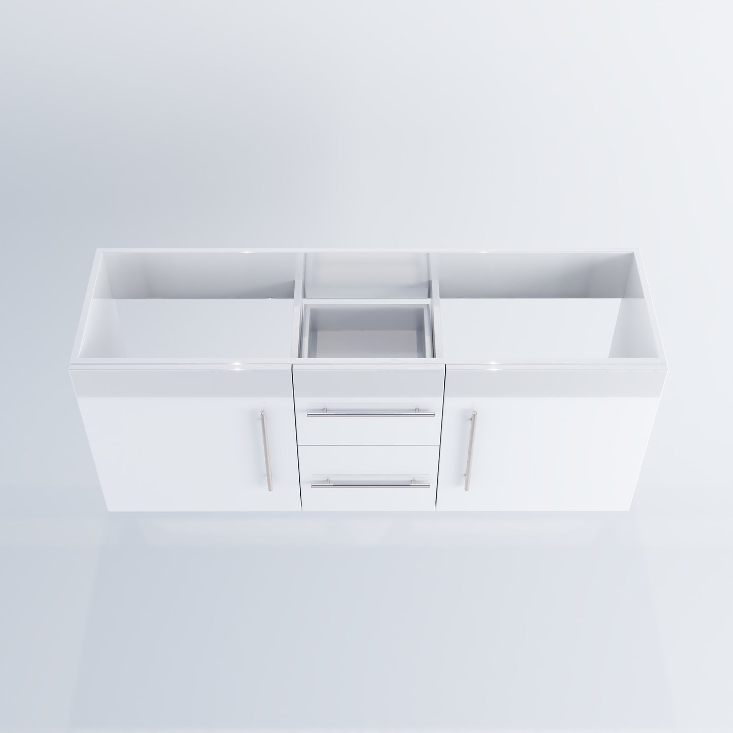 Napa 60" Double Sink Bathroom Vanity Cabinet Only