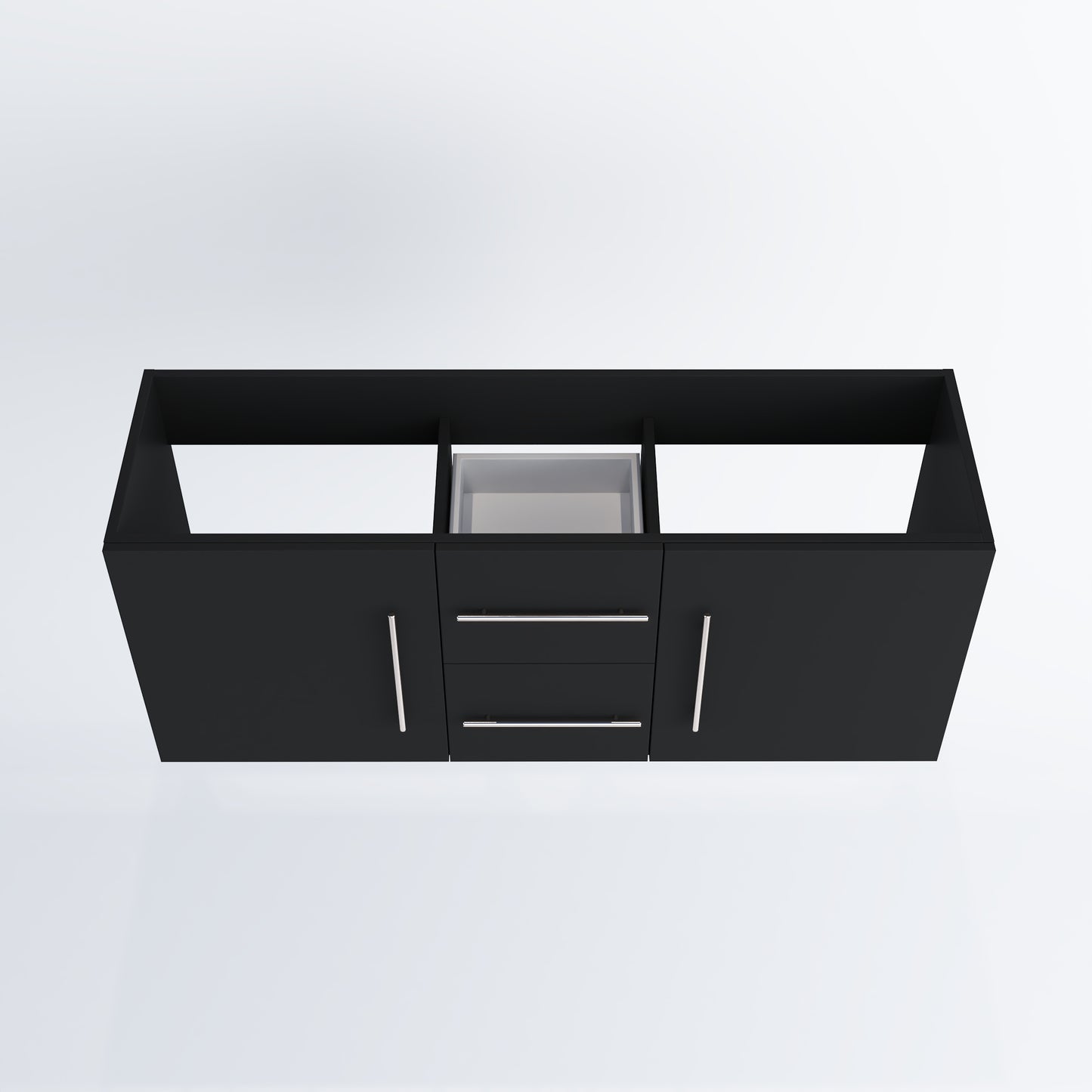 Napa 60" Double Sink Bathroom Vanity Cabinet Only