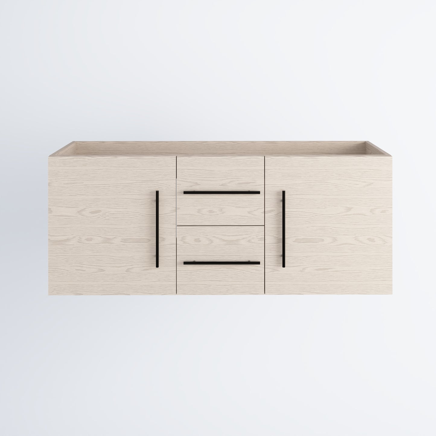 Napa 60" Double Sink Bathroom Vanity Cabinet Only