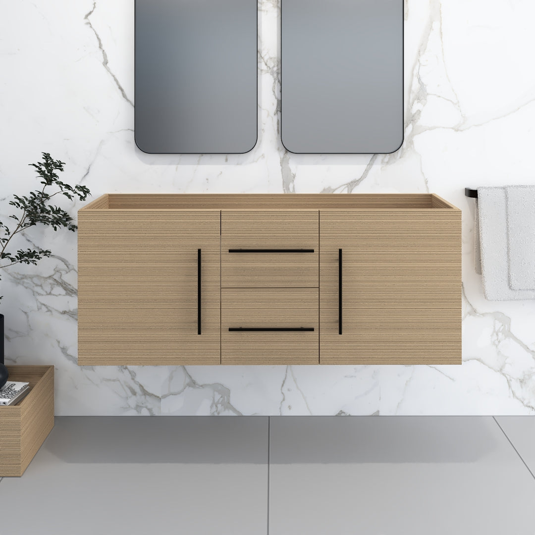 Napa 60" Double Sink Bathroom Vanity Cabinet Only