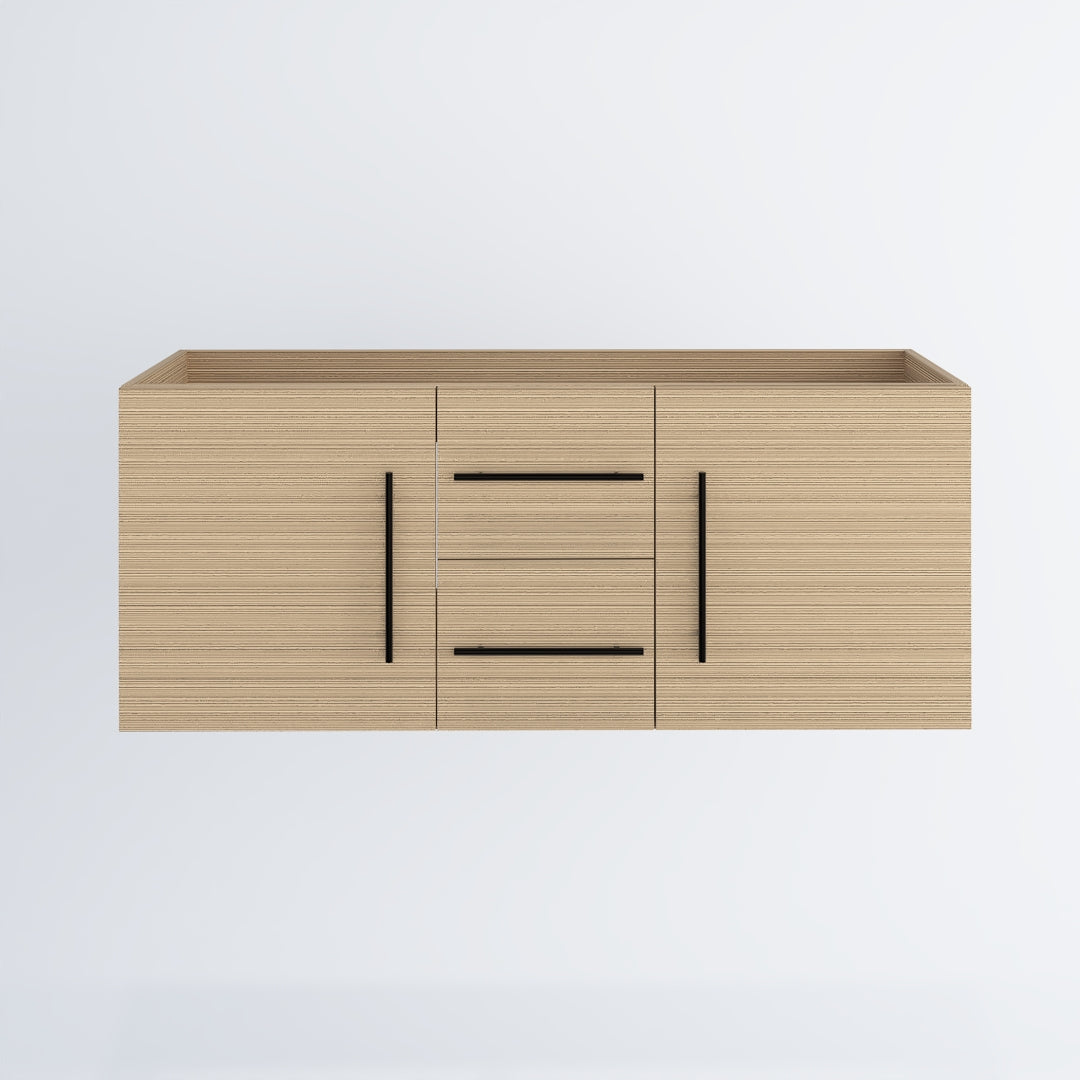 Napa 60" Double Sink Bathroom Vanity Cabinet Only