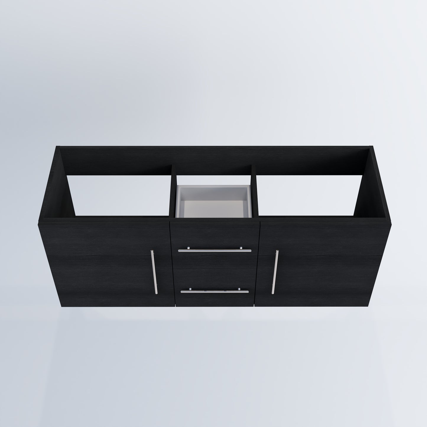 Napa 60" Double Sink Bathroom Vanity Cabinet Only