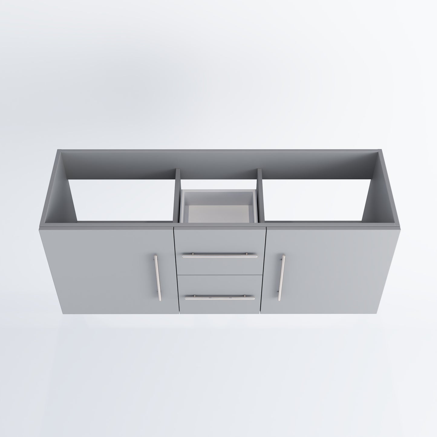 Napa 60" Double Sink Bathroom Vanity Cabinet Only