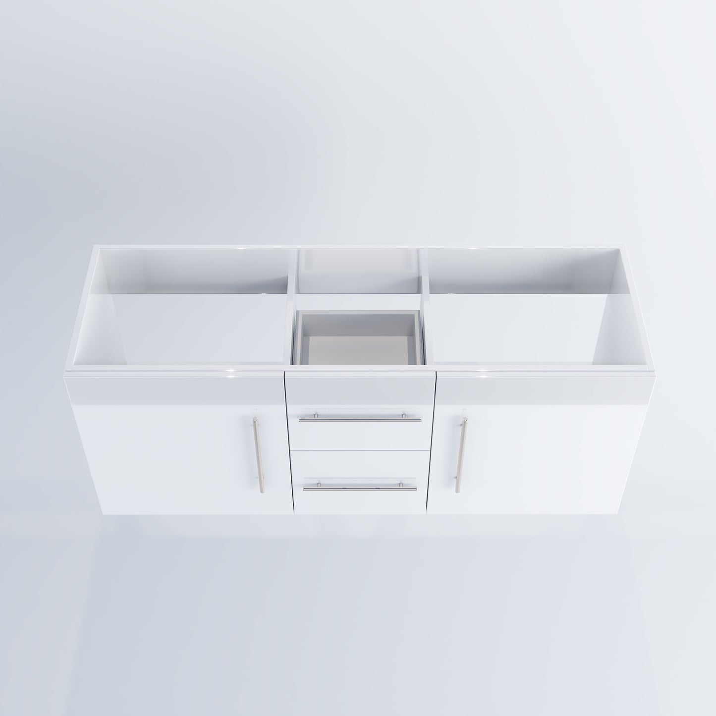 Napa 60" Double Sink Bathroom Vanity Cabinet Only