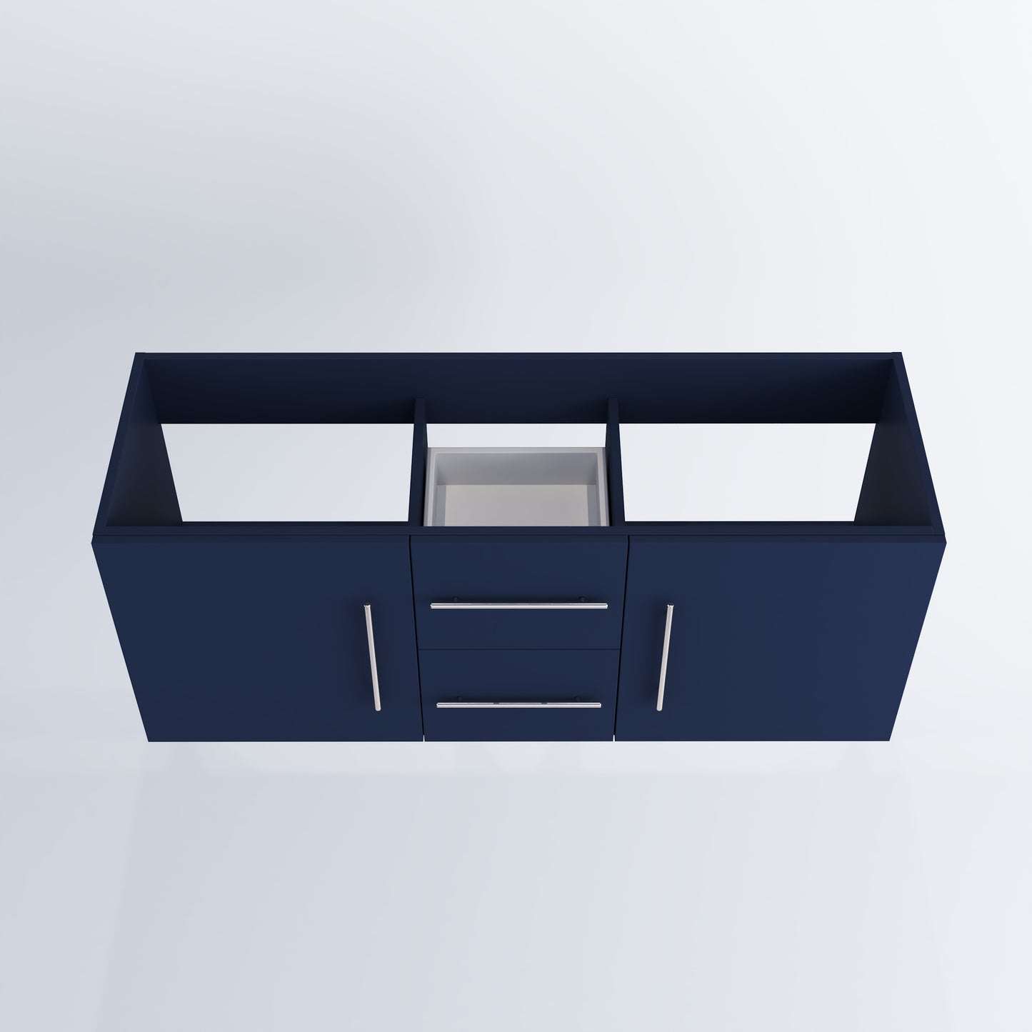 Napa 60" Double Sink Bathroom Vanity Cabinet Only