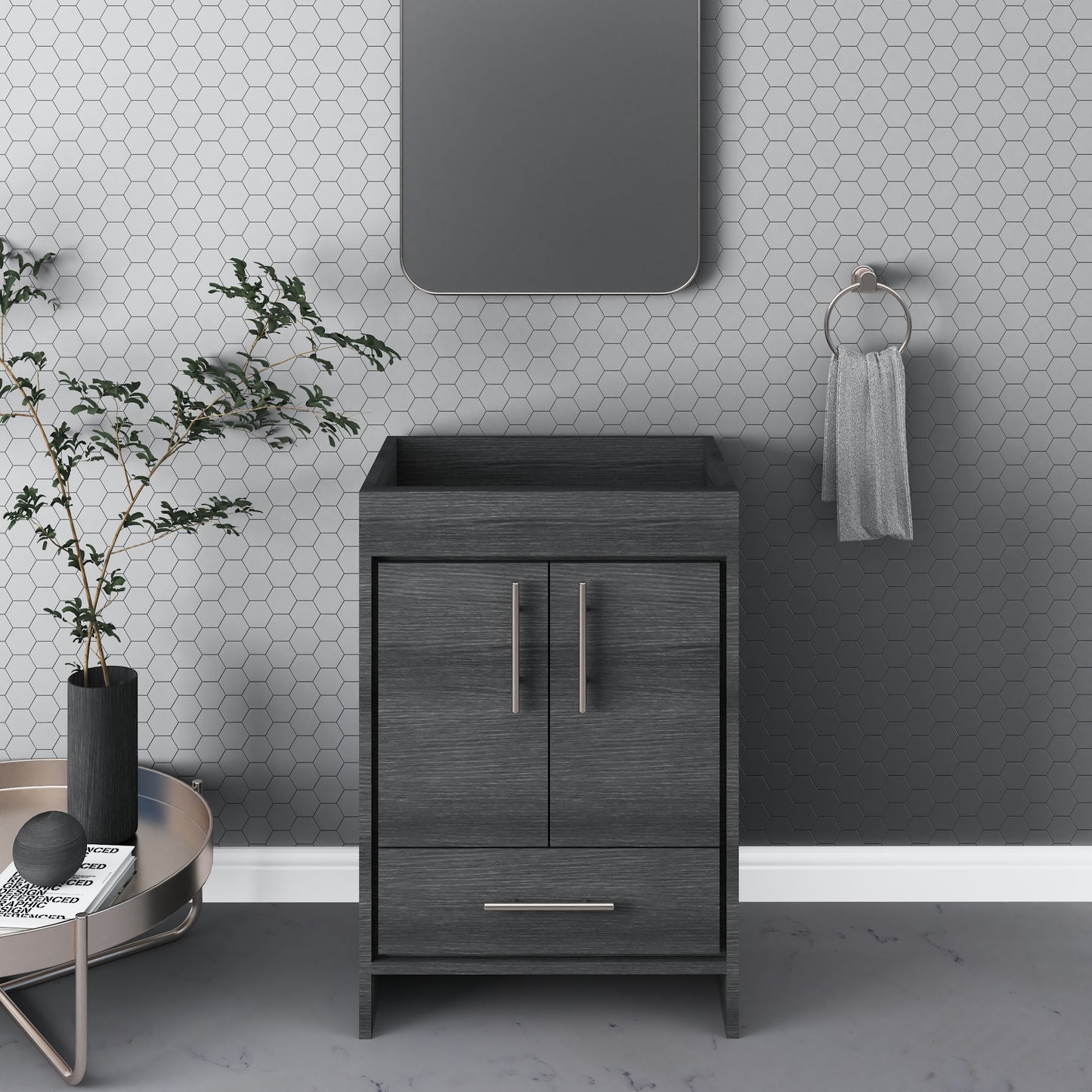 Pacific 24" Bathroom Vanity Cabinet Only