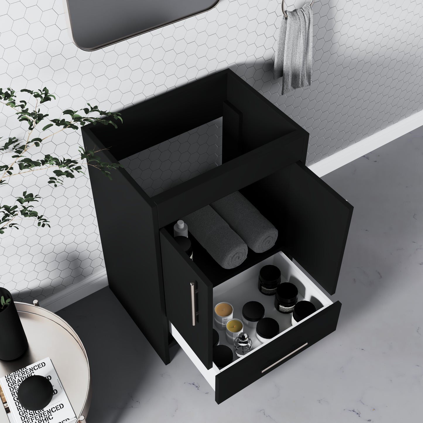 Pacific 24" Bathroom Vanity Cabinet Only