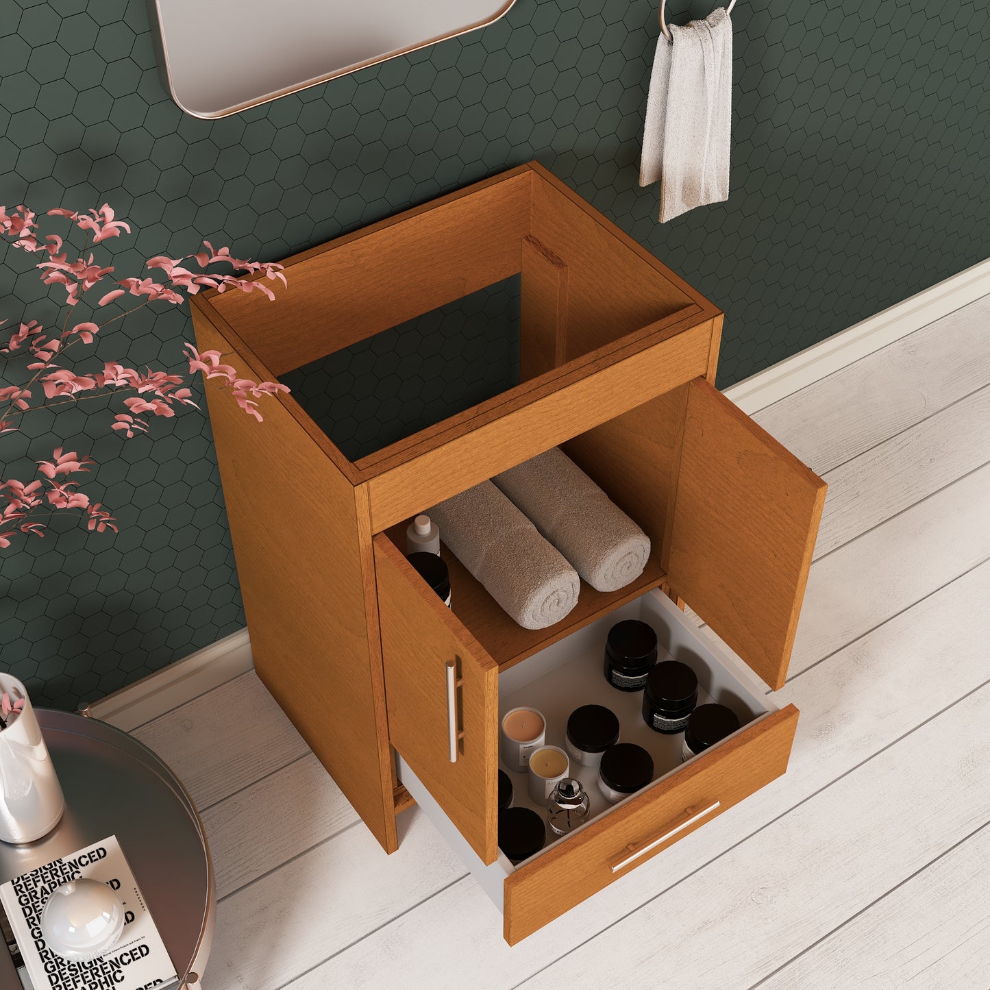 Pacific 24" Bathroom Vanity Cabinet Only