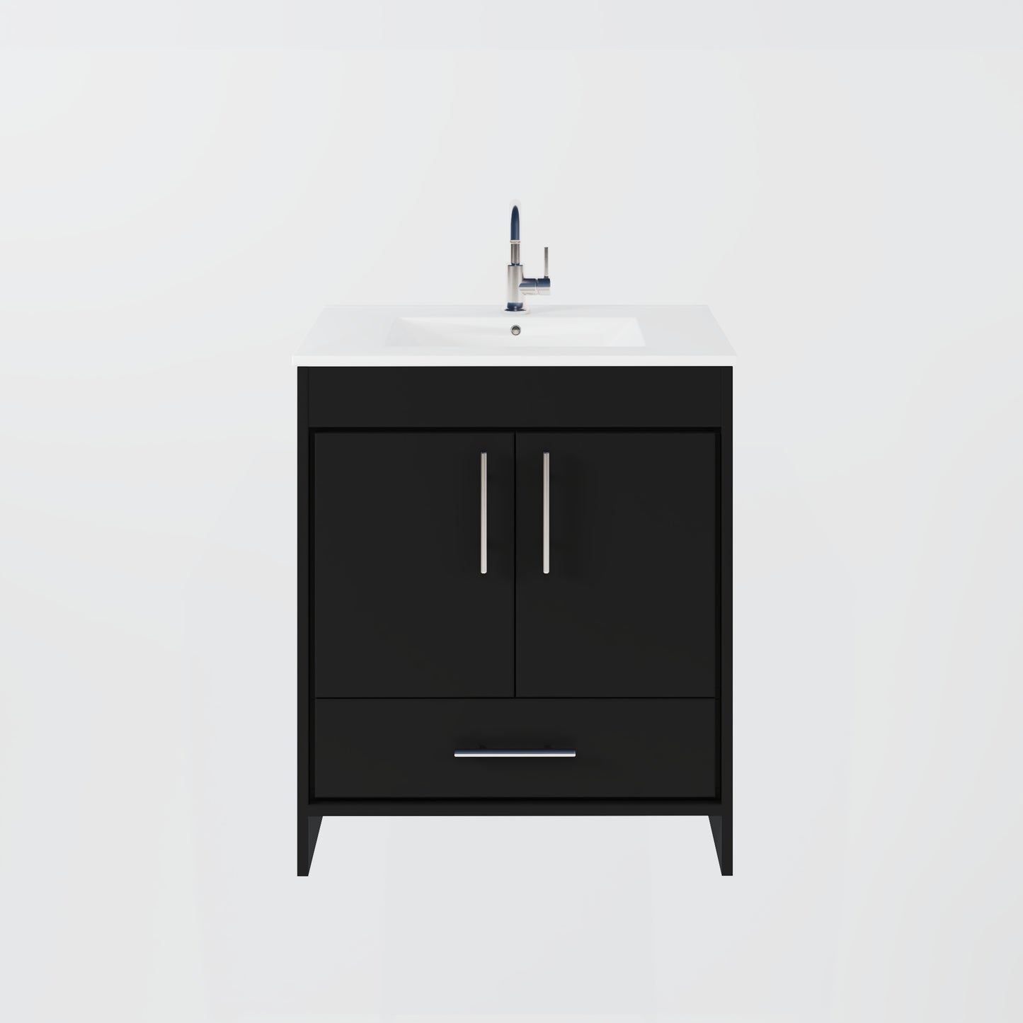 Pacific 32" Bathroom Vanity with Ceramic integrated counter top