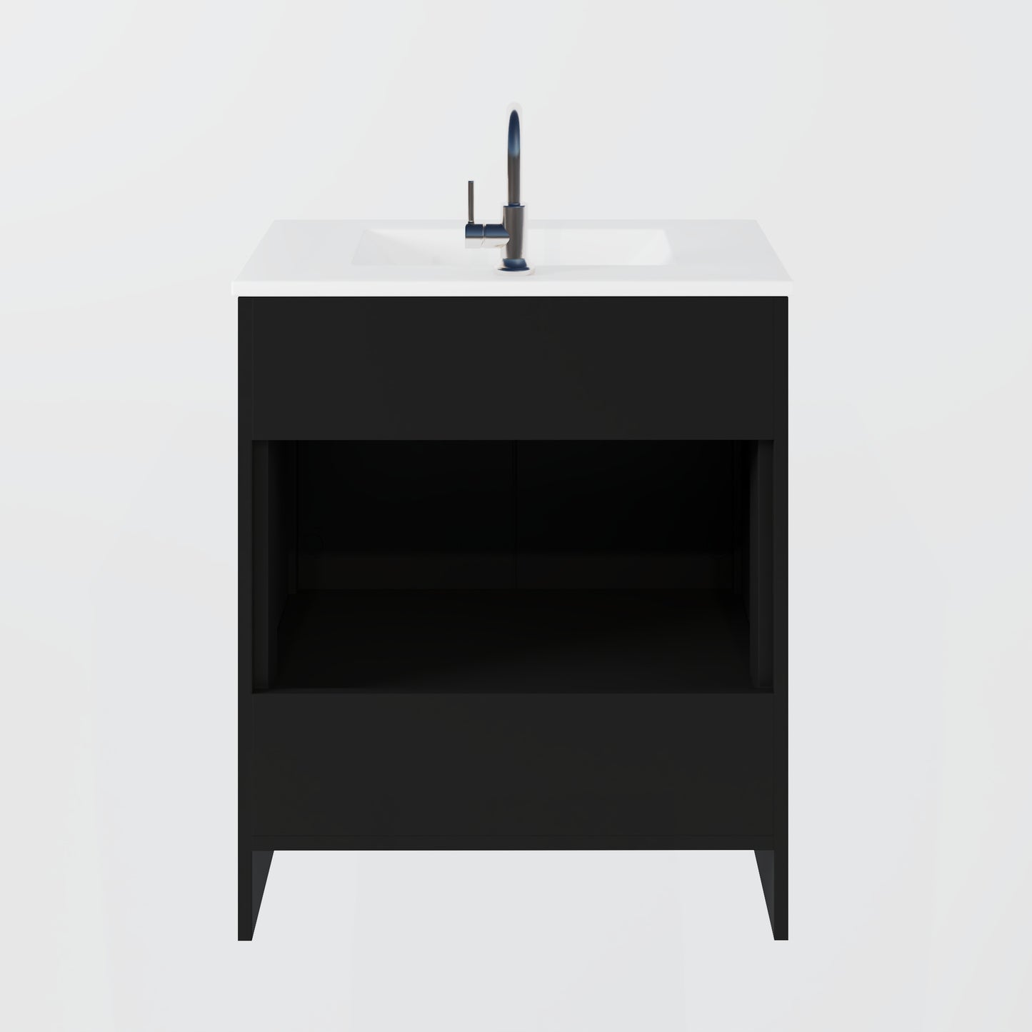 Pacific 32" Bathroom Vanity with Ceramic integrated counter top