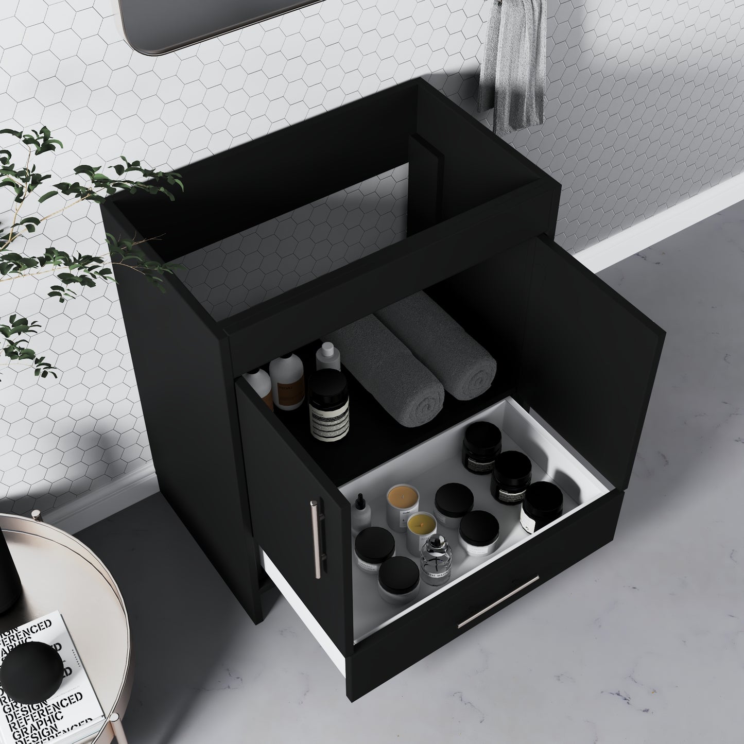 Pacific 30" Bathroom Vanity Cabinet Only