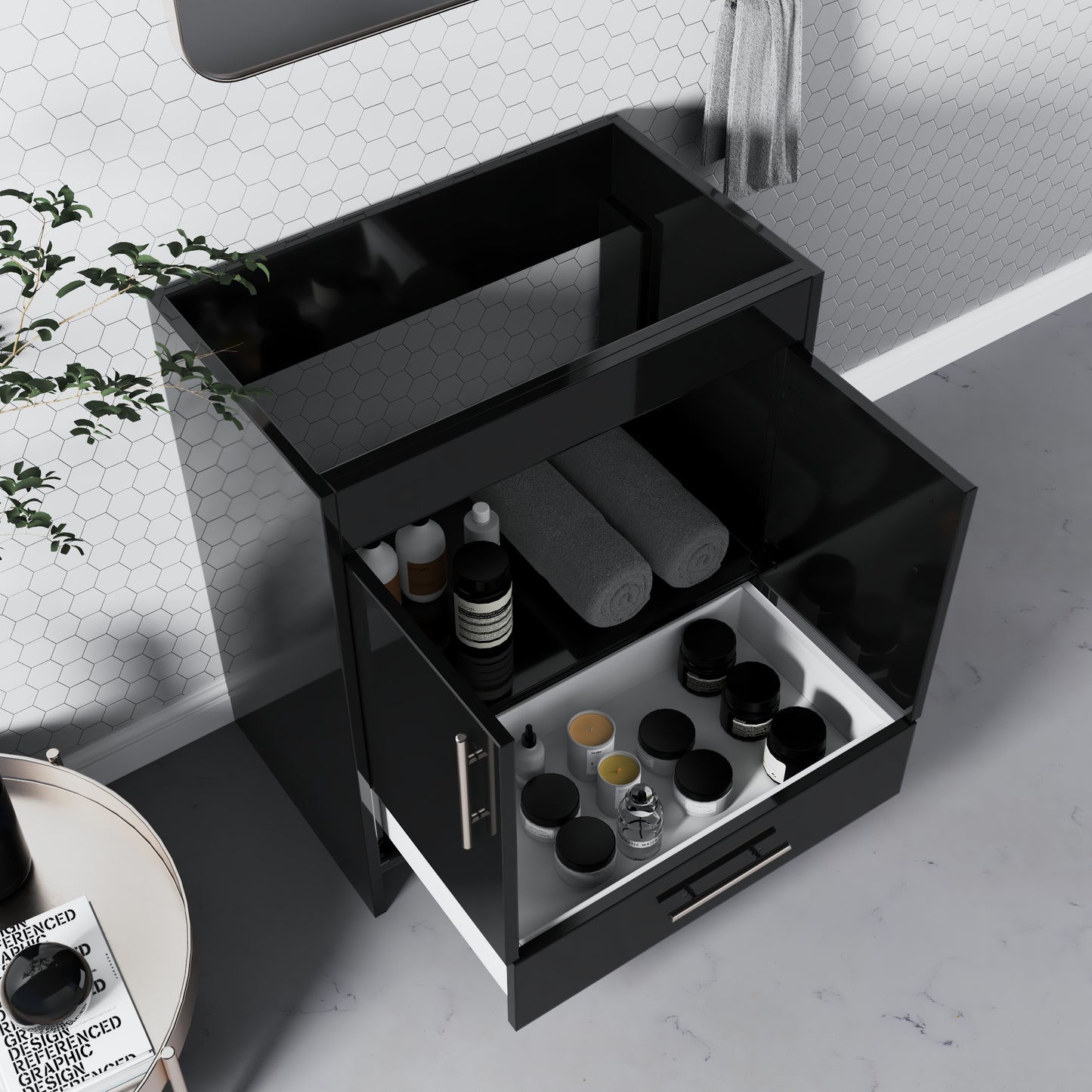 Pacific 30" Bathroom Vanity Cabinet Only