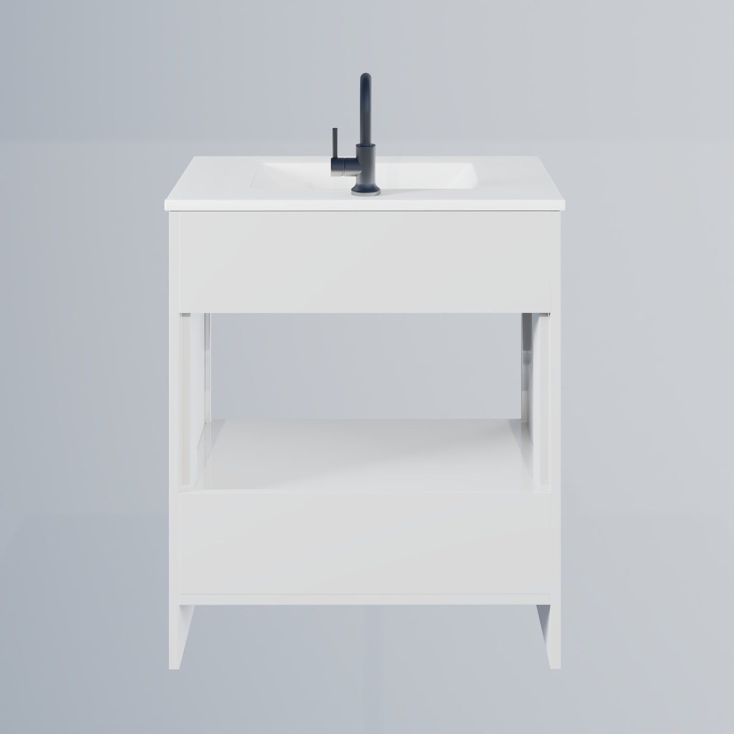 Pacific 32" Bathroom Vanity with Ceramic integrated counter top