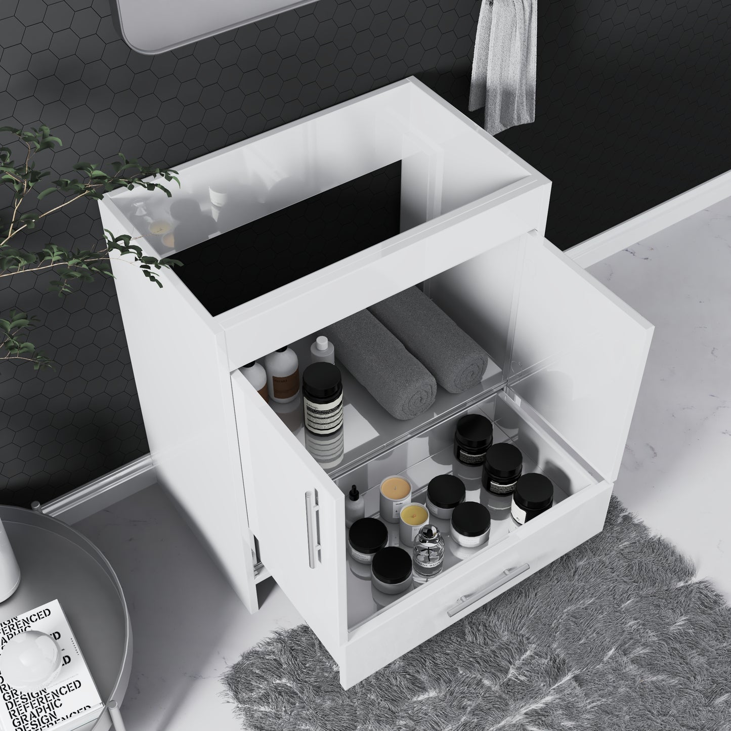 Pacific 30" Bathroom Vanity Cabinet Only