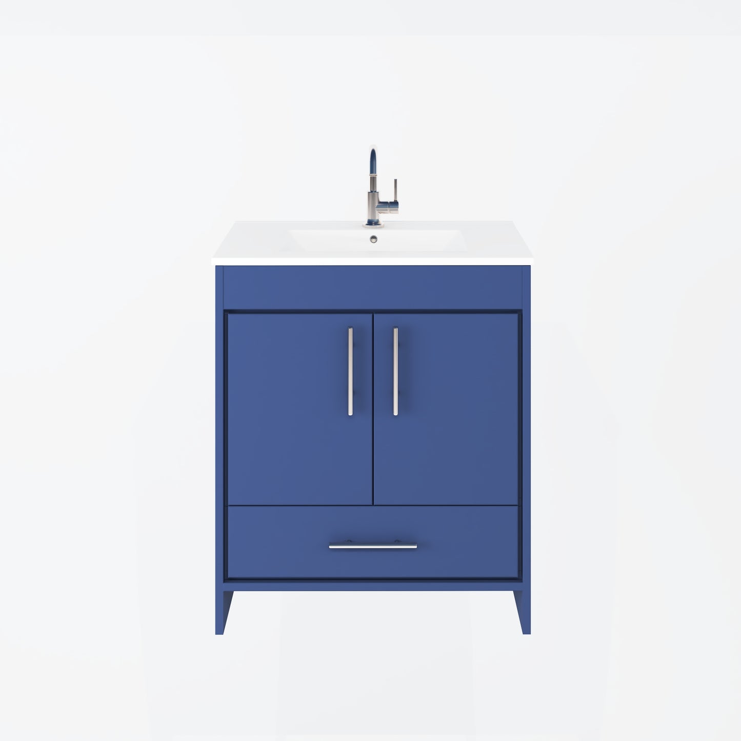 Pacific 32" Bathroom Vanity with Ceramic integrated counter top