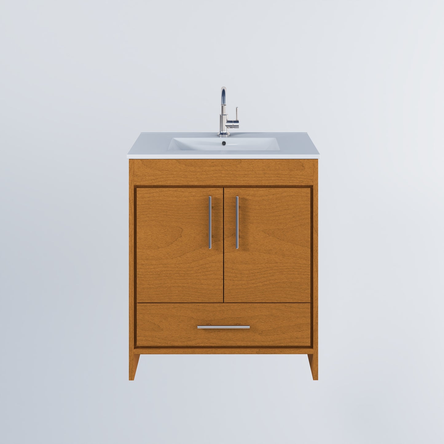 Pacific 32" Bathroom Vanity with Ceramic integrated counter top
