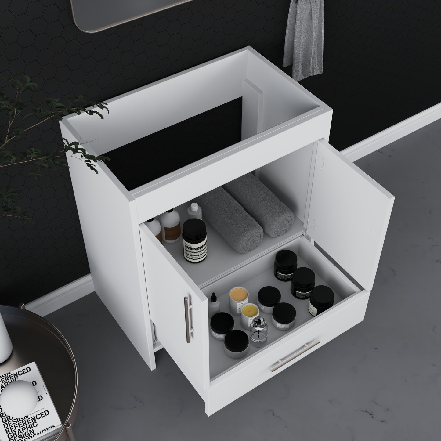 Pacific 30" Bathroom Vanity Cabinet Only