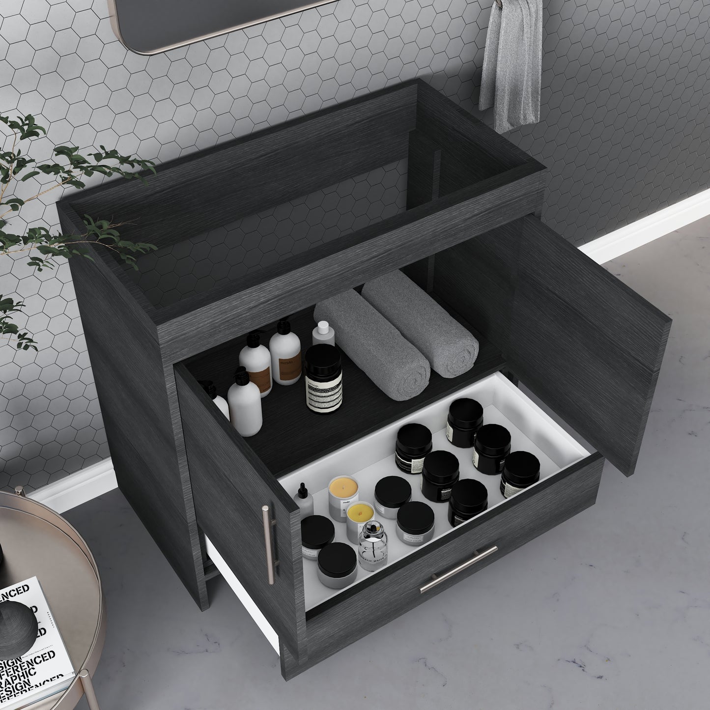 Pacific 40" Bathroom Vanity Cabinet Only