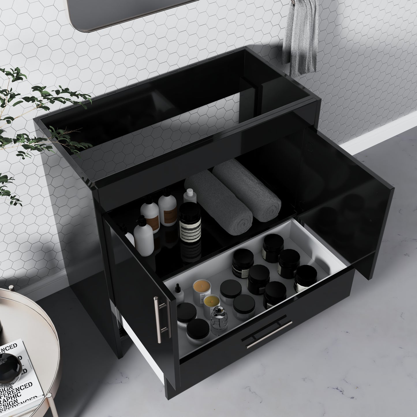 Pacific 36" Bathroom Vanity Cabinet Only