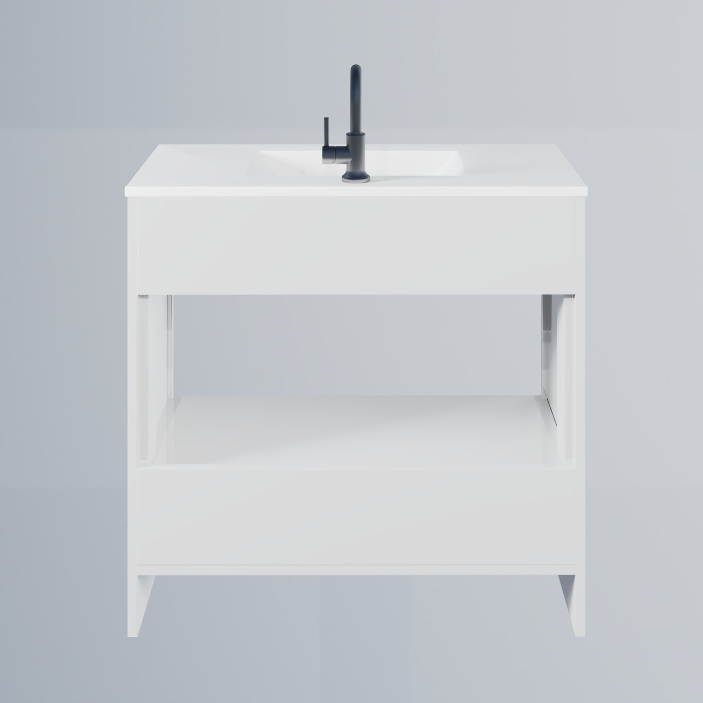 Pacific 36" Bathroom Vanity with Ceramic integrated counter top