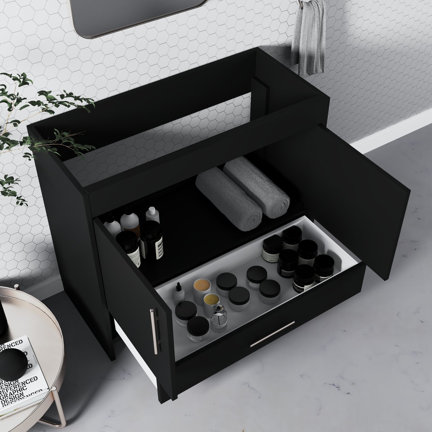 Pacific 40" Bathroom Vanity Cabinet Only