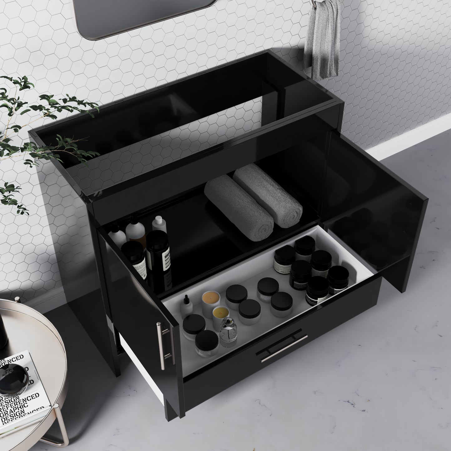 Pacific 40" Bathroom Vanity Cabinet Only