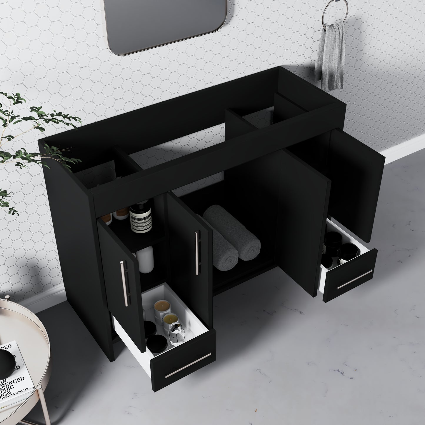 Pacific 48" Bathroom Vanity Cabinet Only