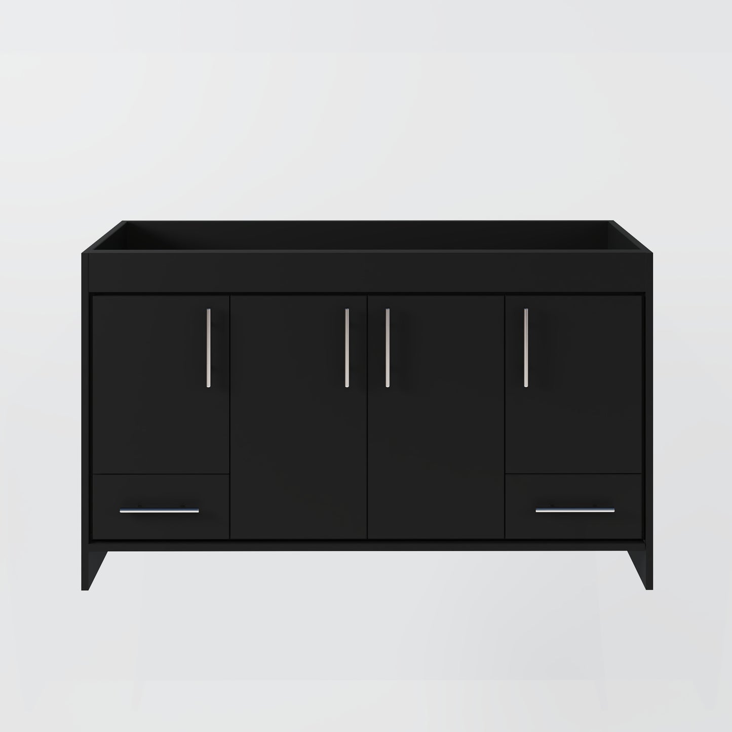 Pacific 60" Double Sink Bathroom Vanity Cabinet Only