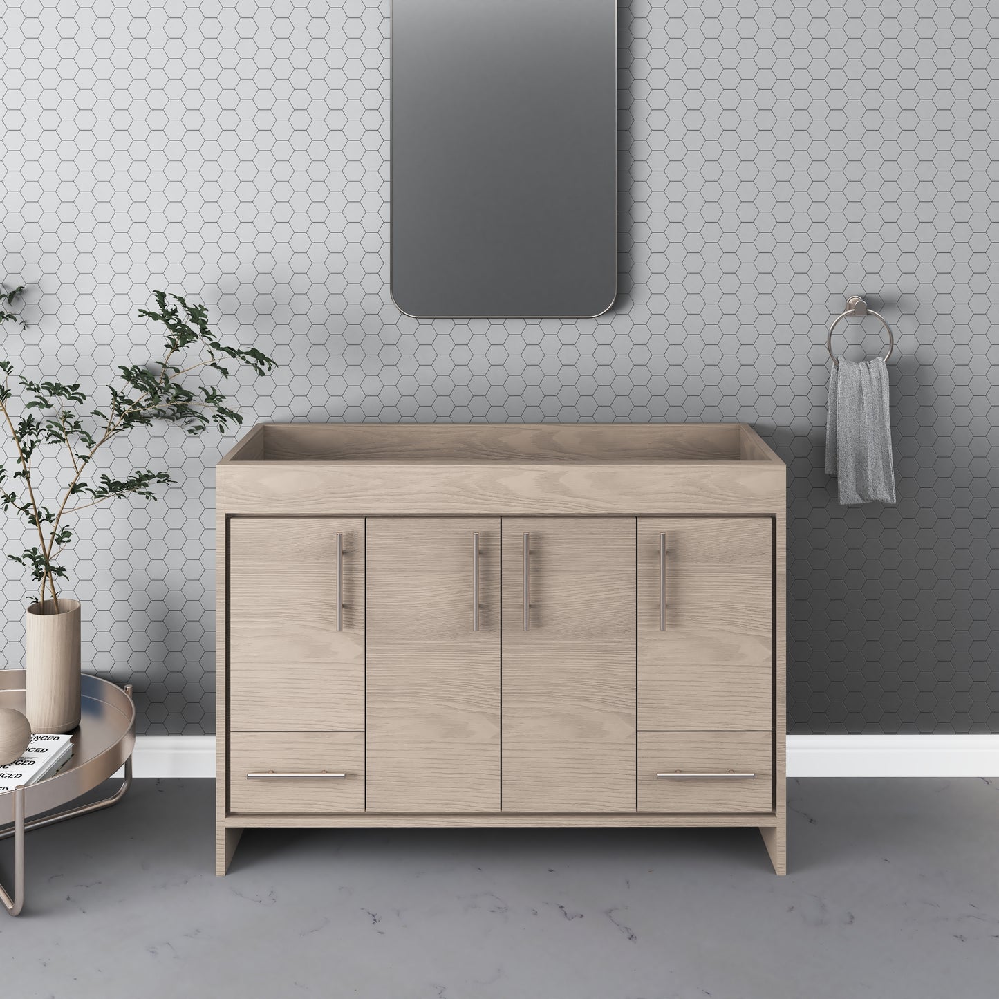 Pacific 48" Bathroom Vanity Cabinet Only