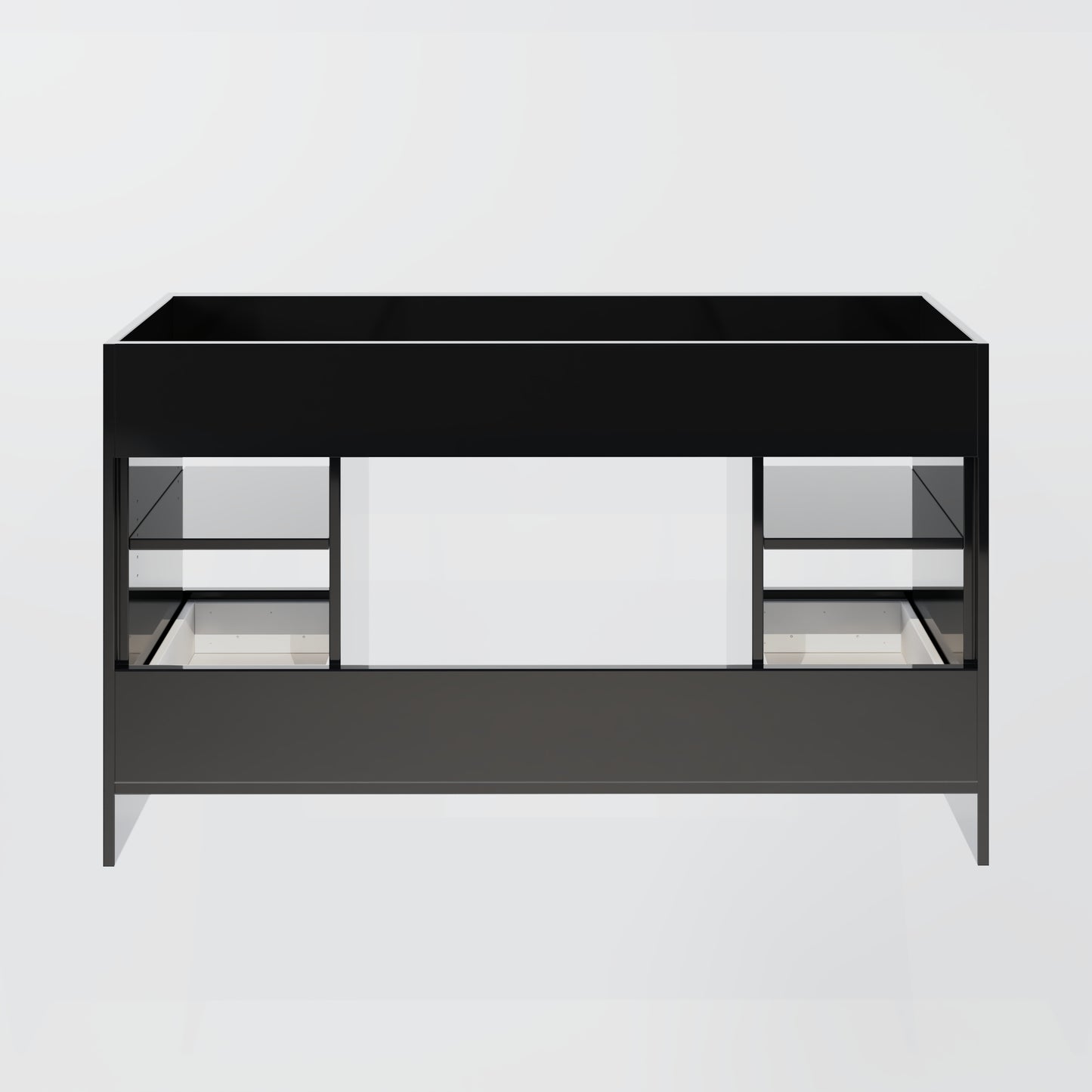 Pacific 60" Single Sink Bathroom Vanity Cabinet Only