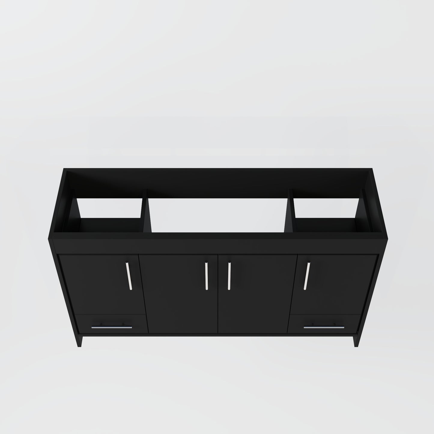 Pacific 60" Single Sink Bathroom Vanity Cabinet Only