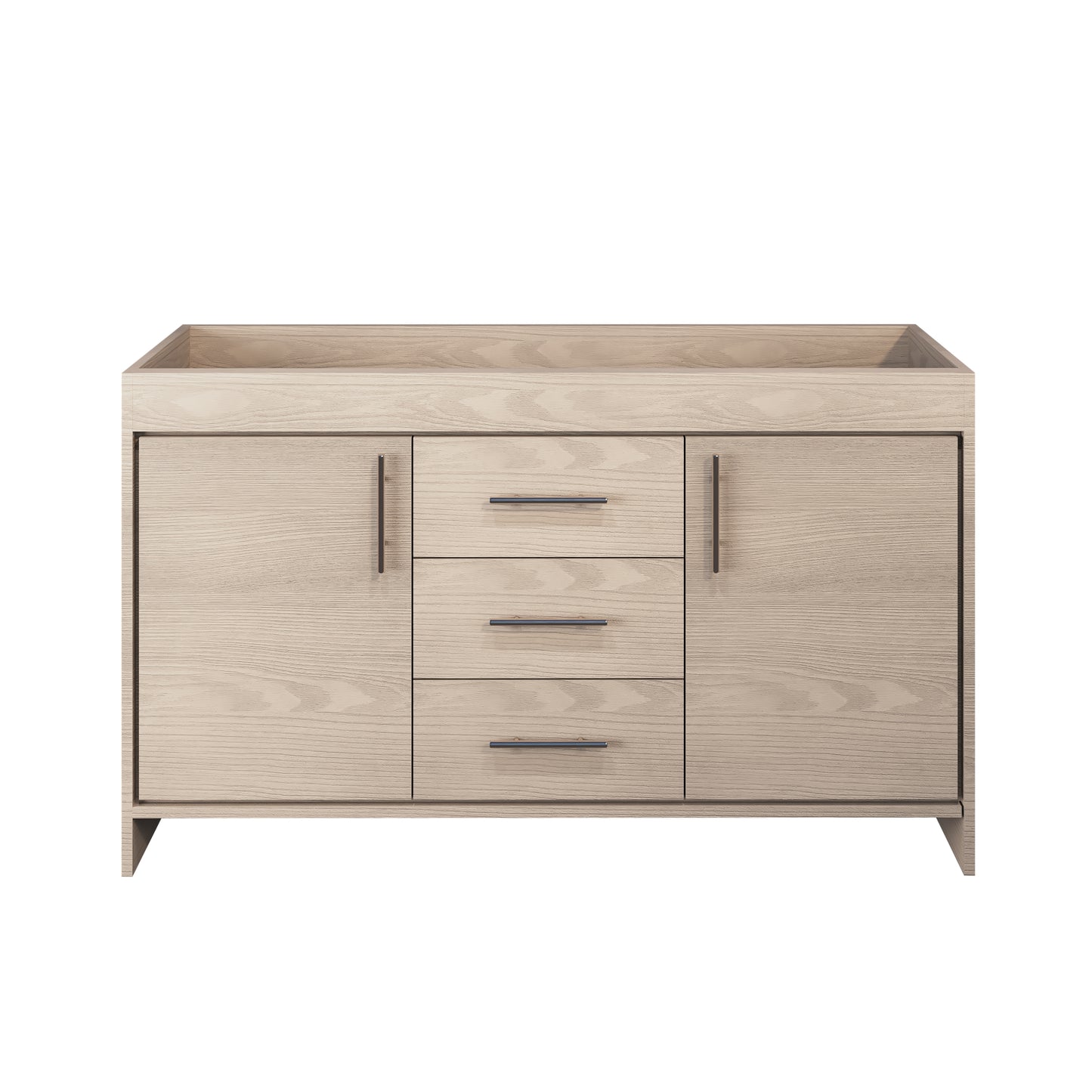Pacific 60" Double Sink Bathroom Vanity Cabinet Only