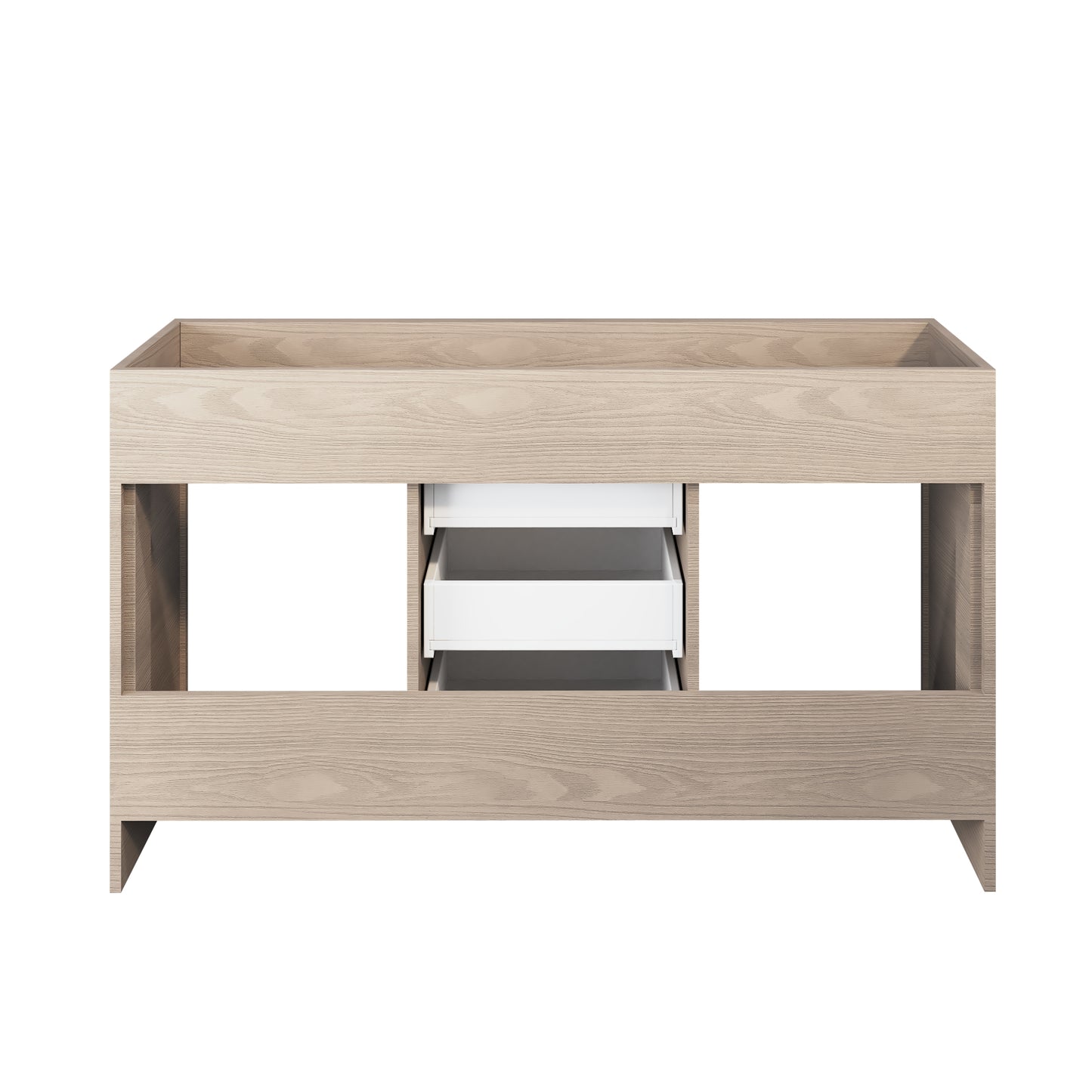 Pacific 60" Double Sink Bathroom Vanity Cabinet Only