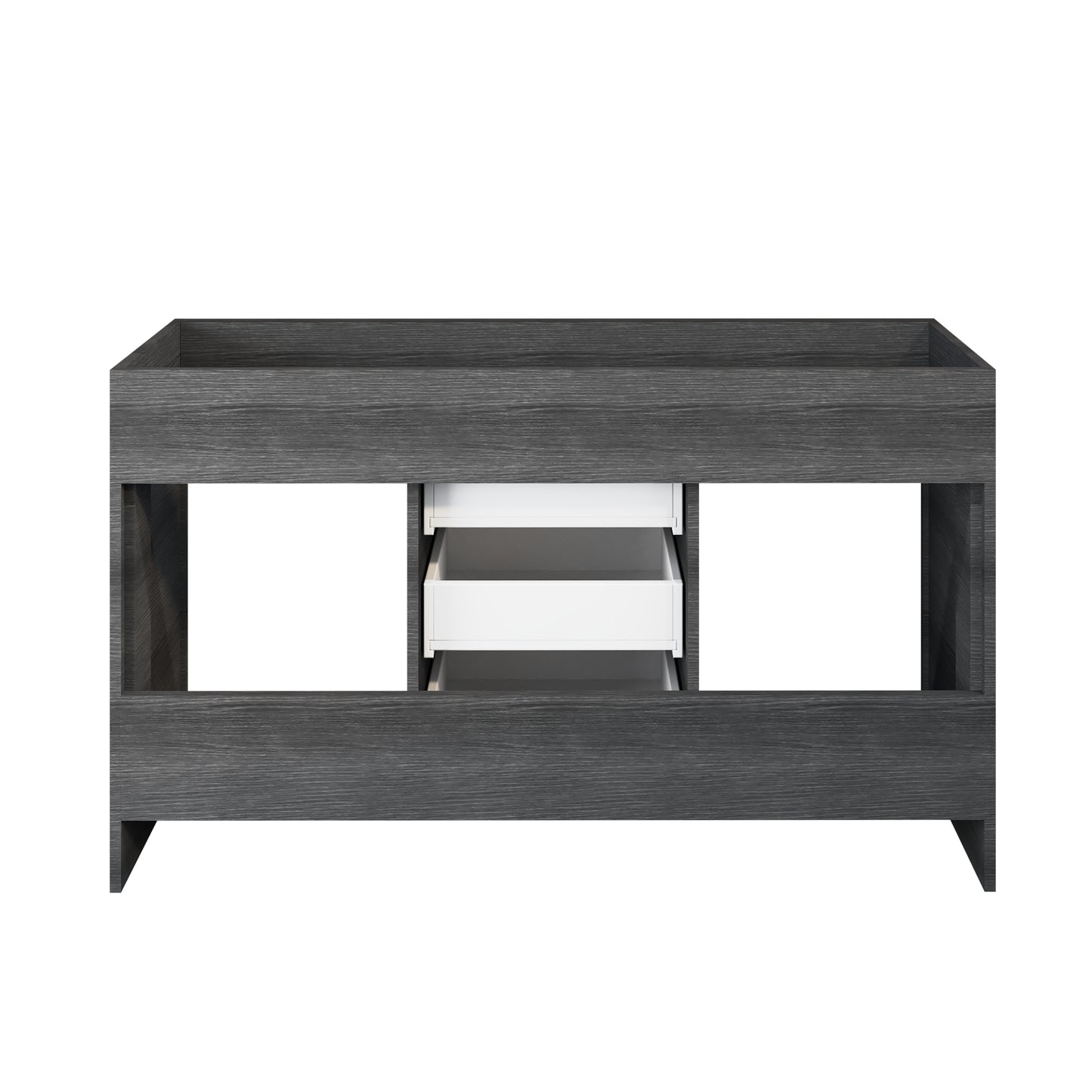 Pacific 60" Double Sink Bathroom Vanity Cabinet Only