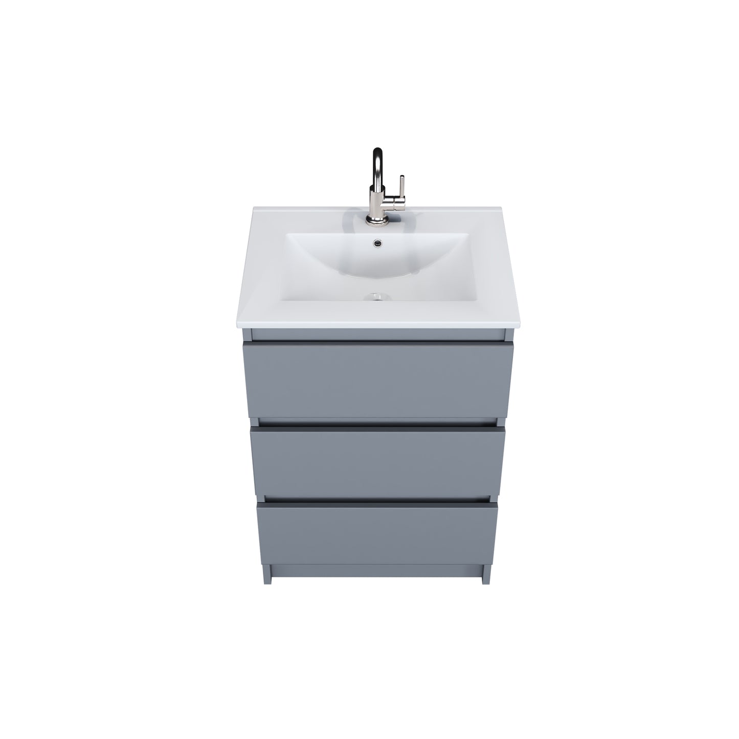 Pepper 24" Bathroom Vanity with integrated counter top