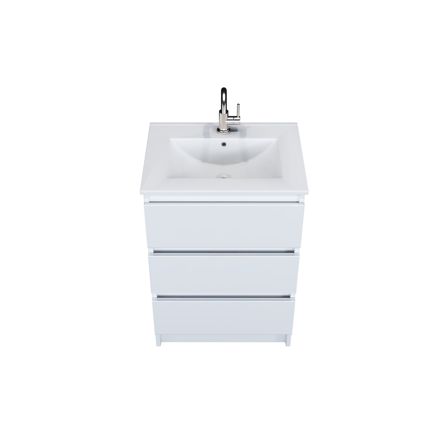Pepper 24" Bathroom Vanity with integrated counter top