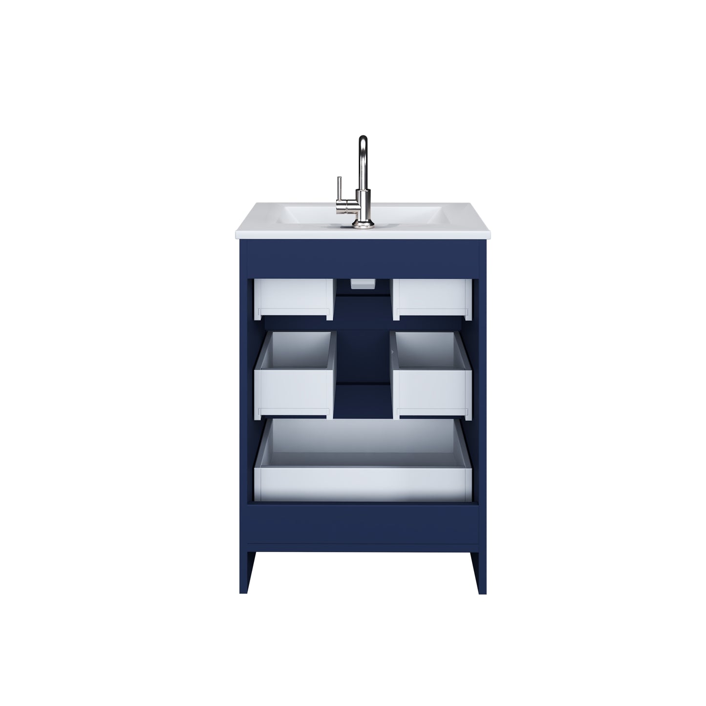 Pepper 24" Bathroom Vanity with integrated counter top