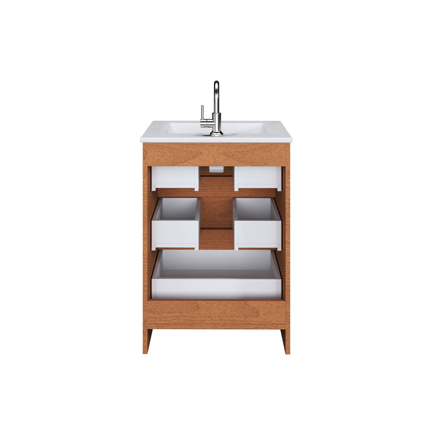 Pepper 24" Bathroom Vanity with integrated counter top