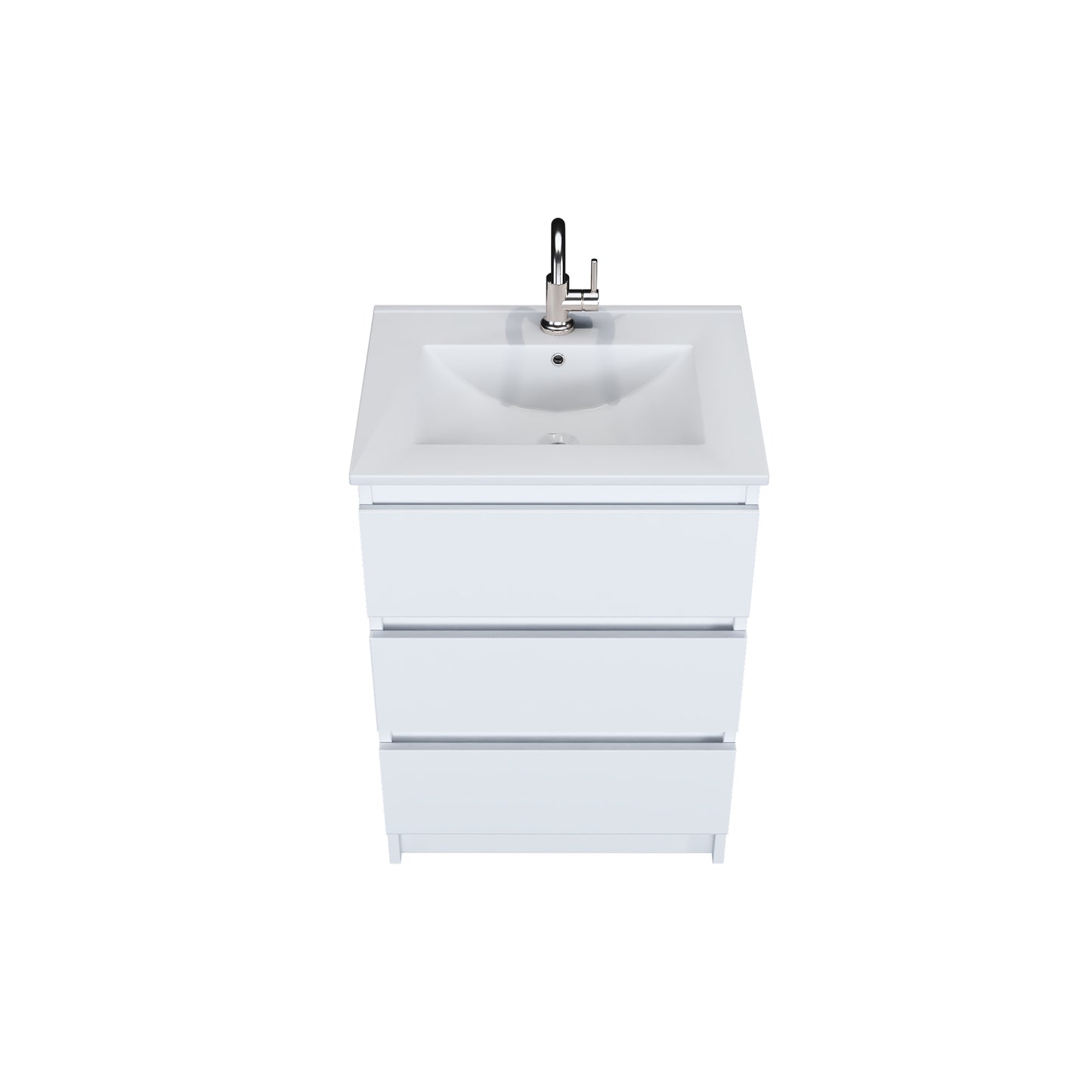 Pepper 24" Bathroom Vanity with integrated counter top