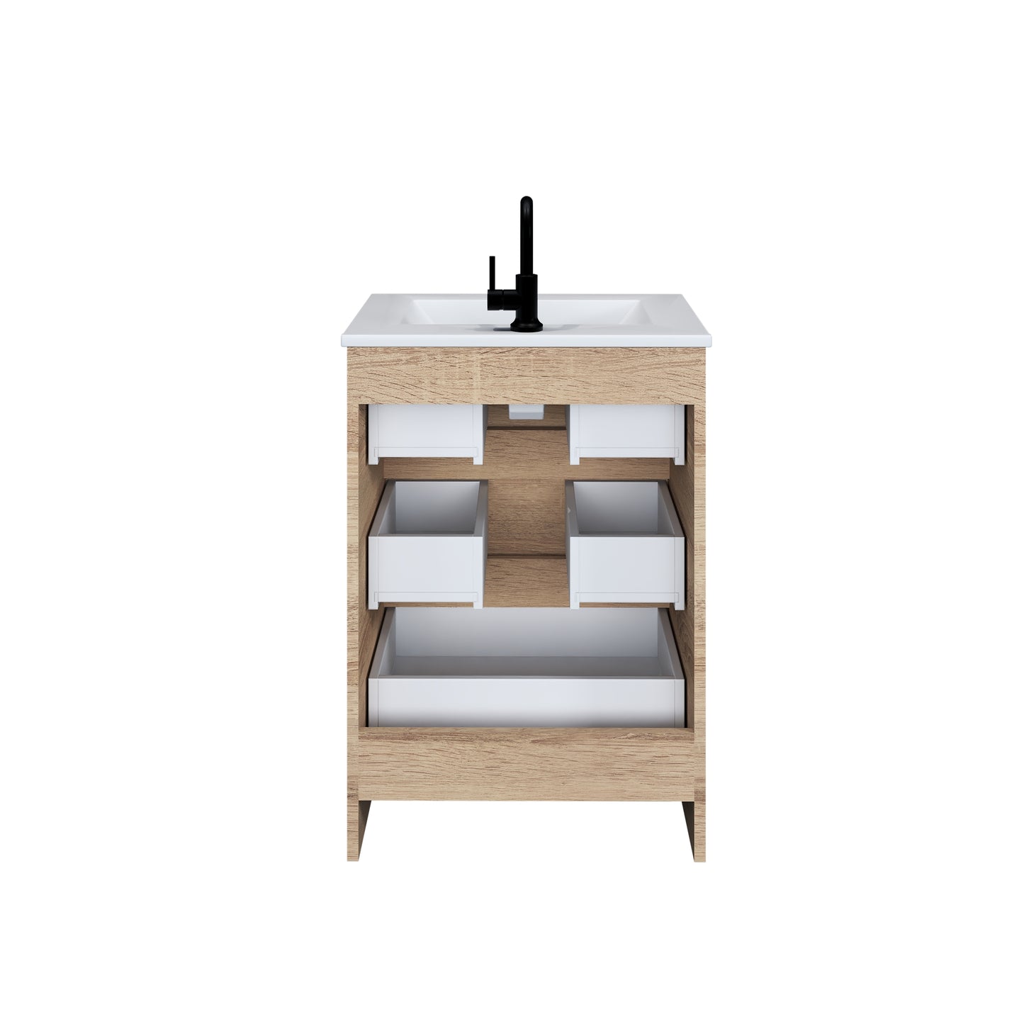 Pepper 24" Bathroom Vanity with integrated counter top