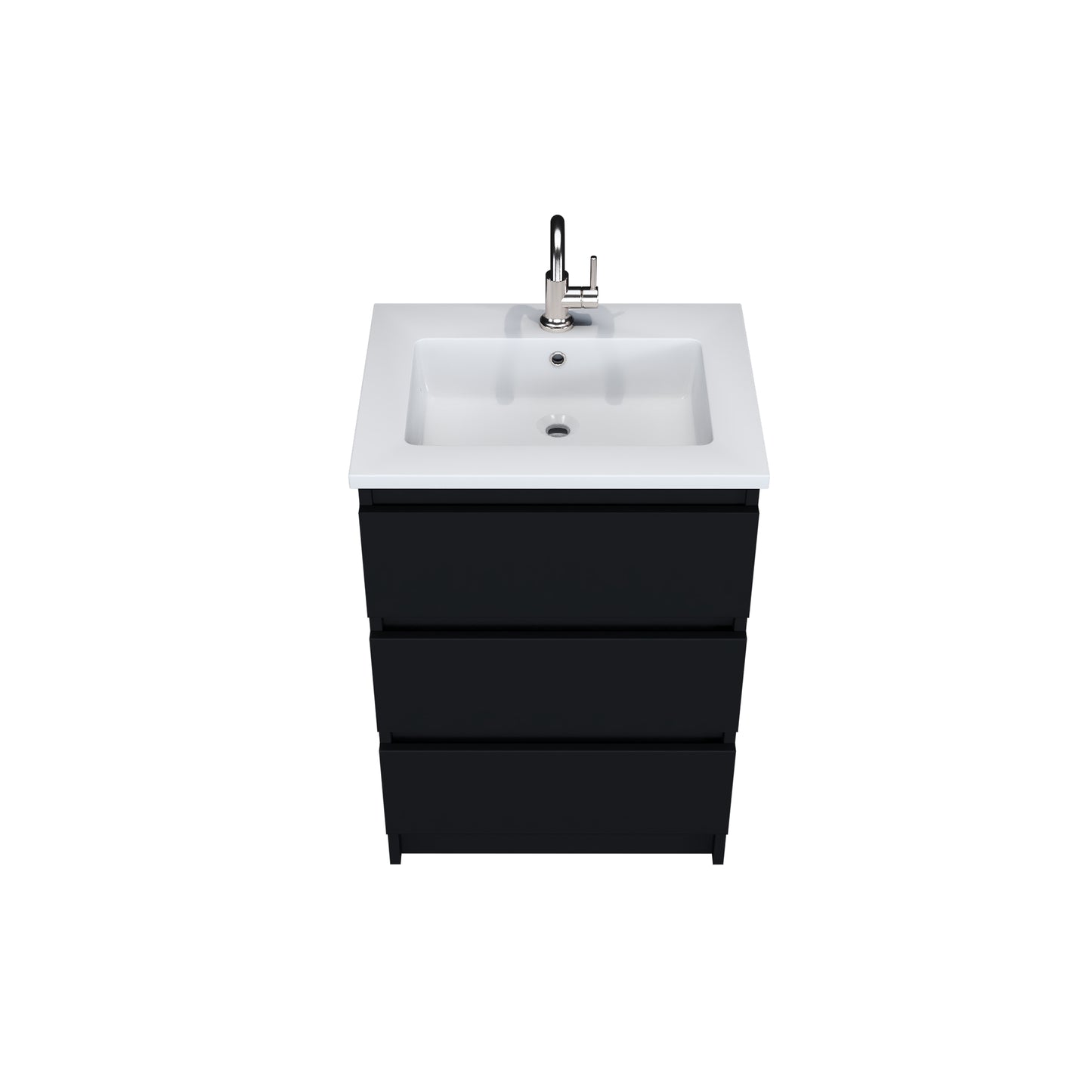 Pepper 24" Bathroom Vanity with integrated counter top