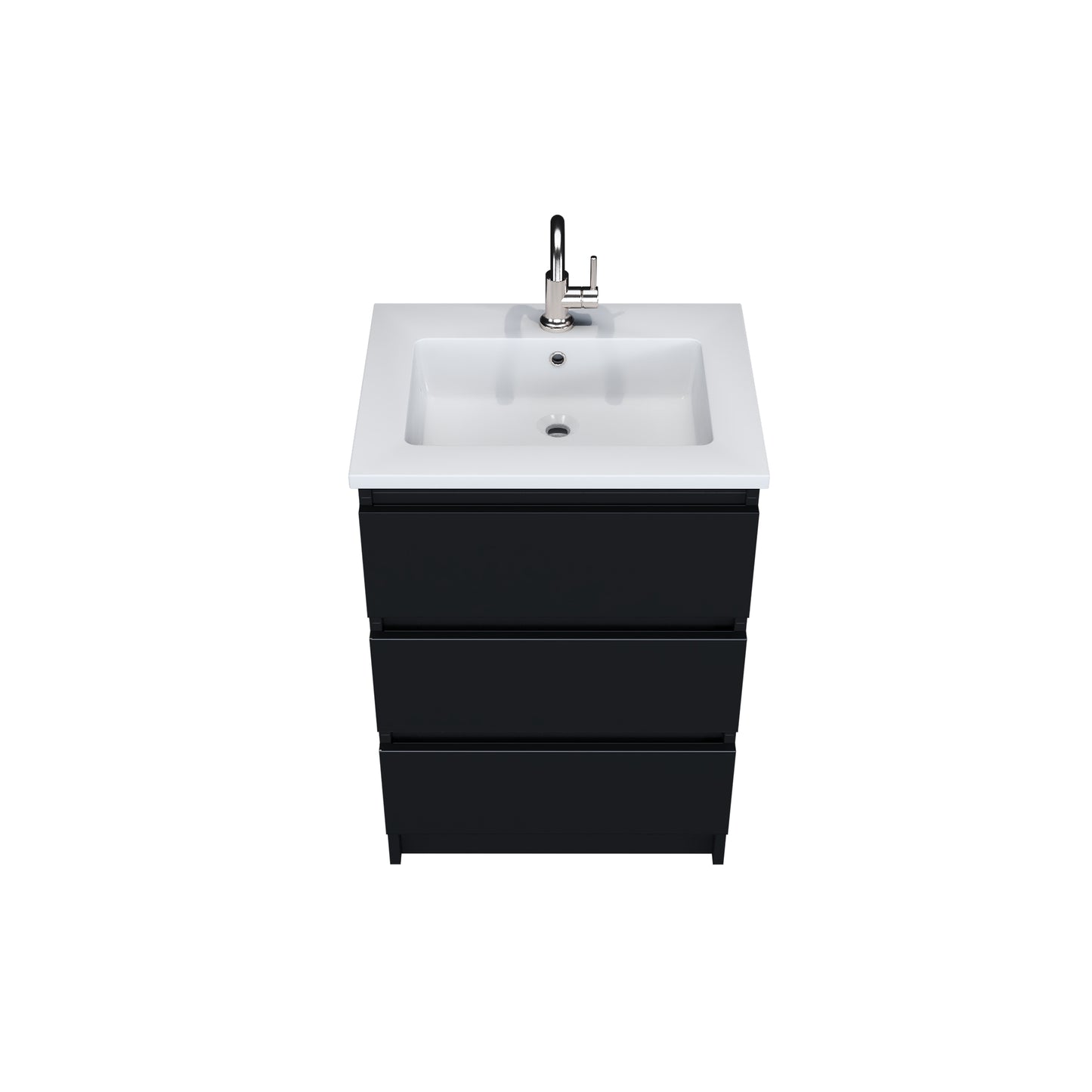 Pepper 24" Bathroom Vanity with integrated counter top