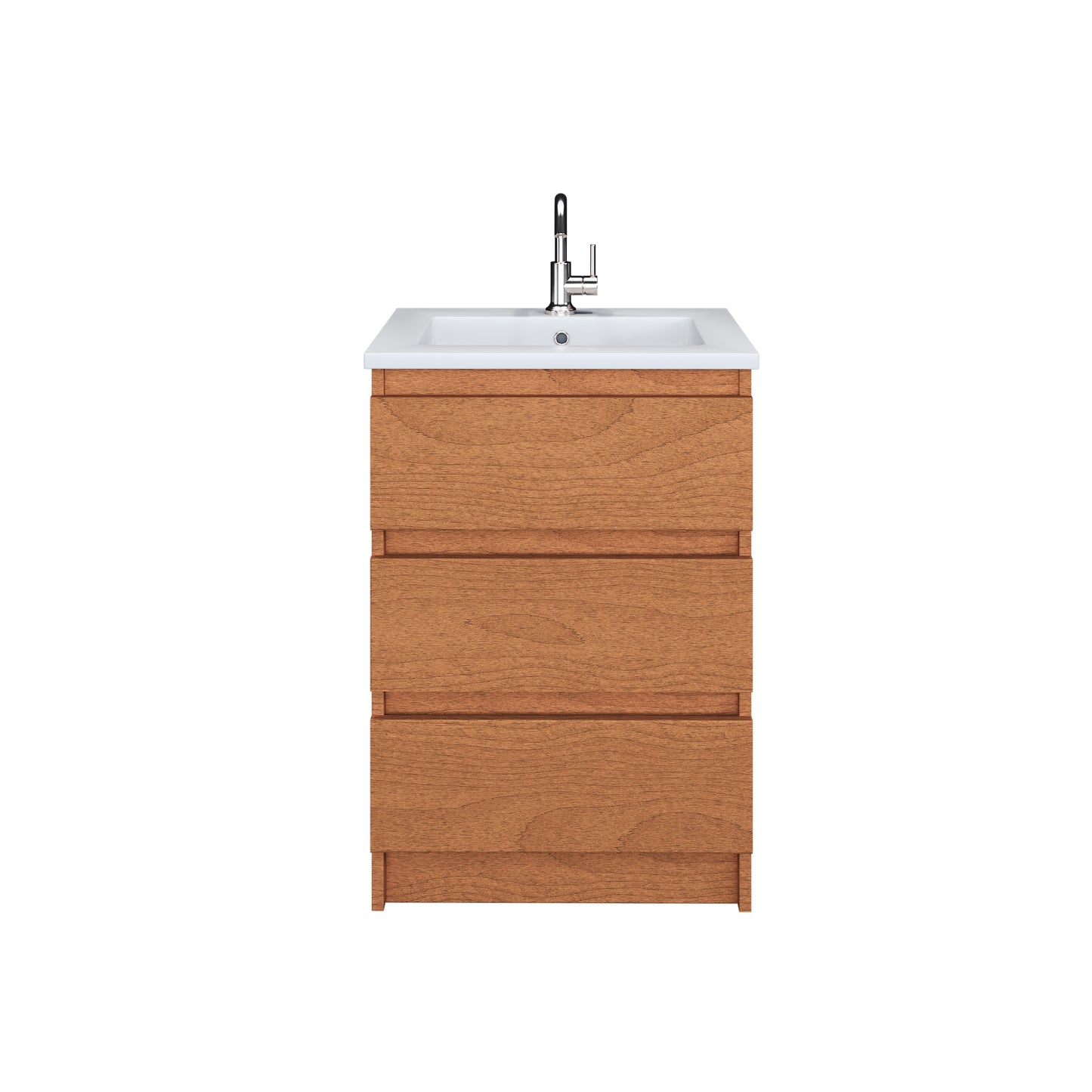 Pepper 24" Bathroom Vanity with integrated counter top